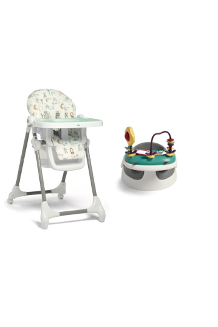 Buy Baby Snug Grey with Snax Highchair Animal Alphabet Supersale
